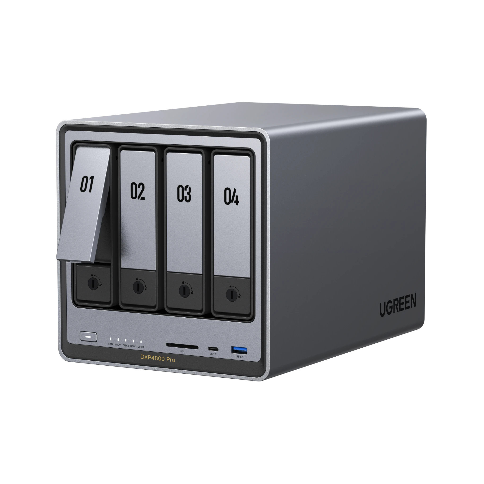 UGREEN DXP4800 Plus NAS 4スロット UGREEN NASync DXP4800 Pro | 4-Bay NAS | Up to 144TB