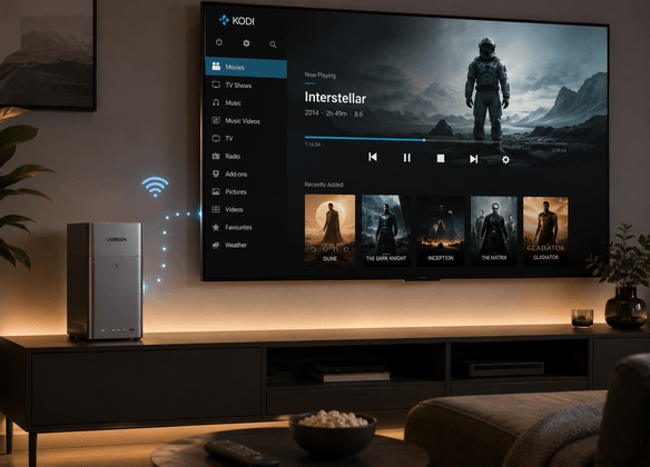 How to Connect Kodi to Your UGREEN NAS (SMB, NFS, WebDAV Guide)