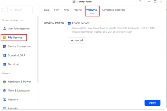 How to Access UGREEN NAS Files via WebDAV