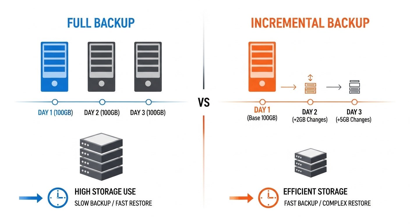 How to Choose Between Full and Incremental NAS Backups