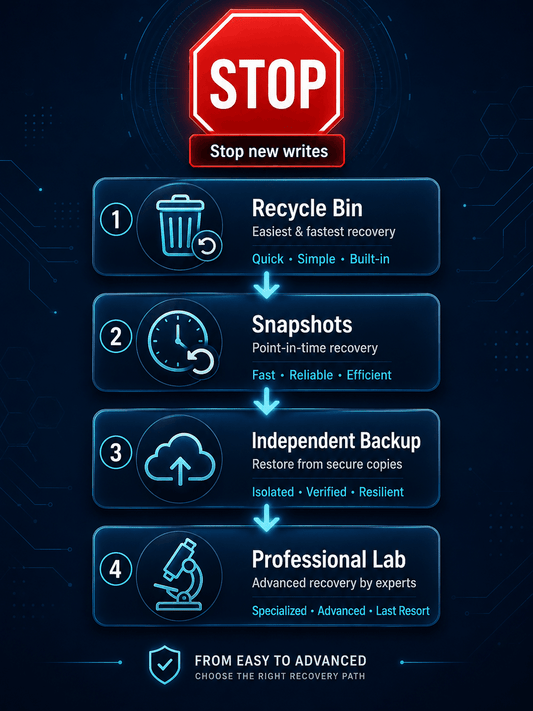 Steps to Recover Deleted Data