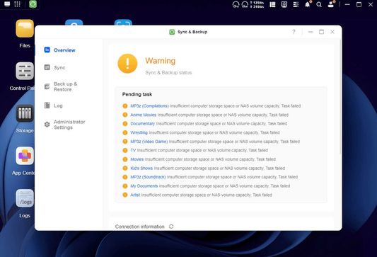 fix UGREEN NAS Backup Failures