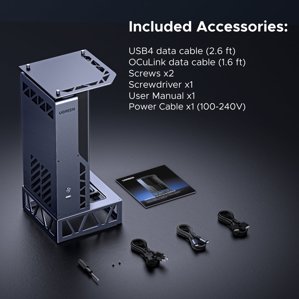 UGREEN LinkStation eGPU Dock with OCuLink 64Gbps & USB4 40Gbps