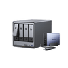 UGREEN DXP4800 Pro NAS paired with the UGREEN NAS 120W DC Uninterruptible Power Supply