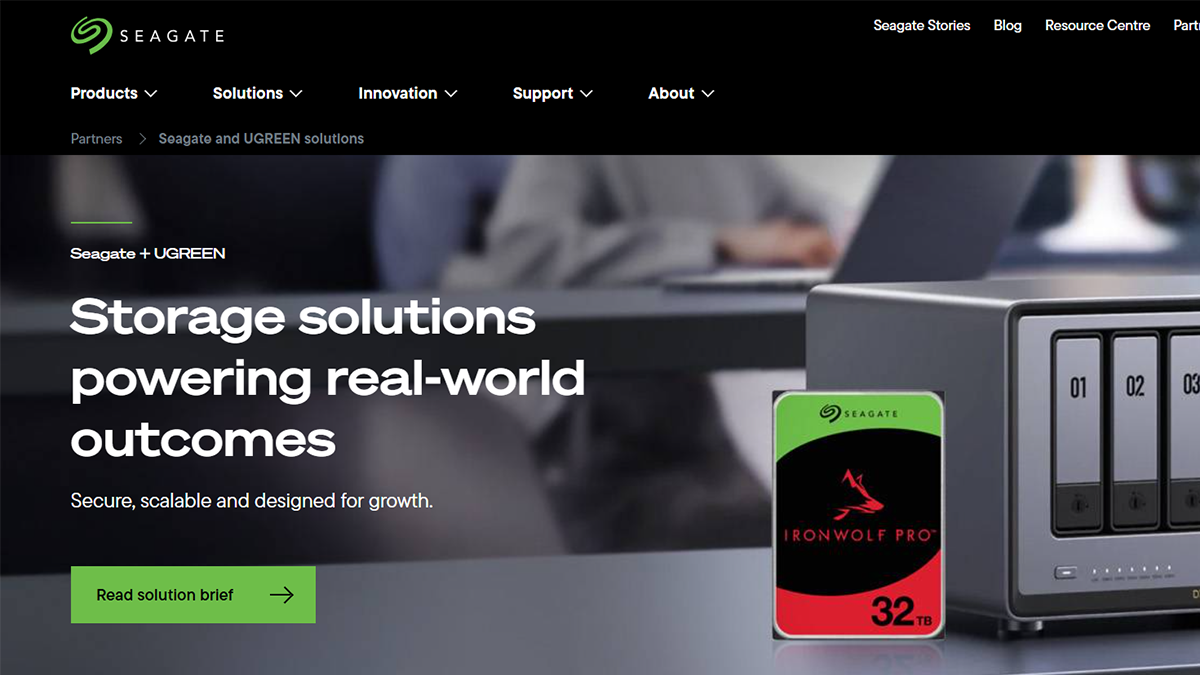 Seagate Partner Page