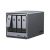 UGREEN NASync DXP4800 Pro 4-bay NAS front angled view.
