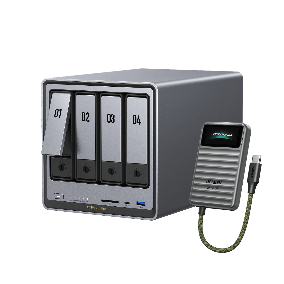 UGREEN DXP4800 Pro 4-Bay NAS | Core i3 & 10GbE UGREEN DXP4800 Pro 4-Bay NAS | Core i3 & 10GbE