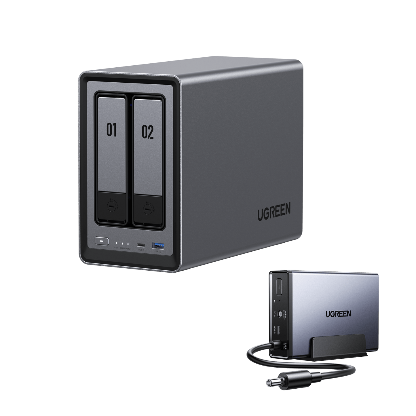 UGREEN NASync DXP2800 | 2-Bay Intel N100 NAS with 2.5GbE UGREEN NASync DXP2800 | 2-Bay Intel N100 NAS with 2.5GbE