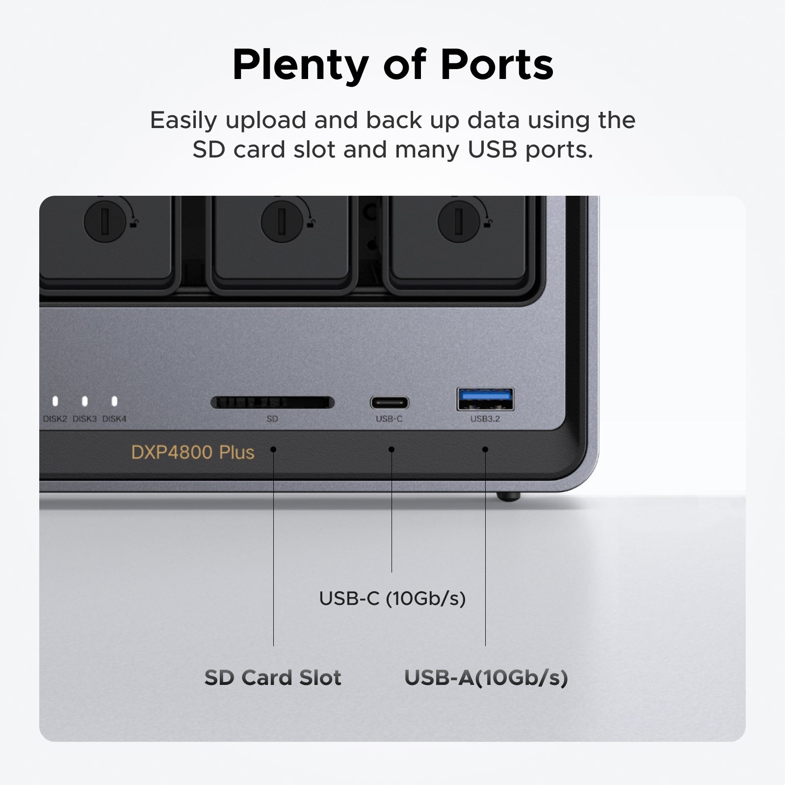 10GbE 4-Bay UGREEN DXP4800 Plus NAS for Content Creators