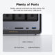 UGREEN NASync DXP4800 Plus front ports with USB-C 10Gbps USB-A and SD card slot for fast data transfer