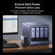 UGREEN NAS connected to 120W DC UPS backup power system ensuring continuous operation during power failure