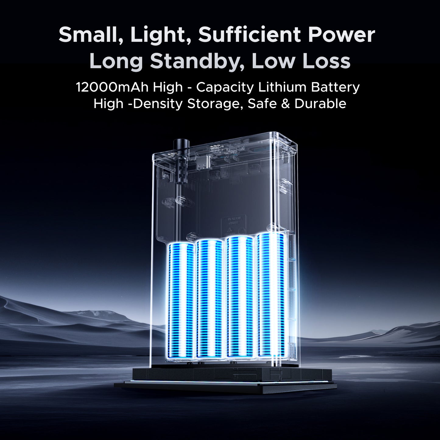 UGREEN NAS 120W DC UPS with 12000mAh lithium battery for long standby backup power