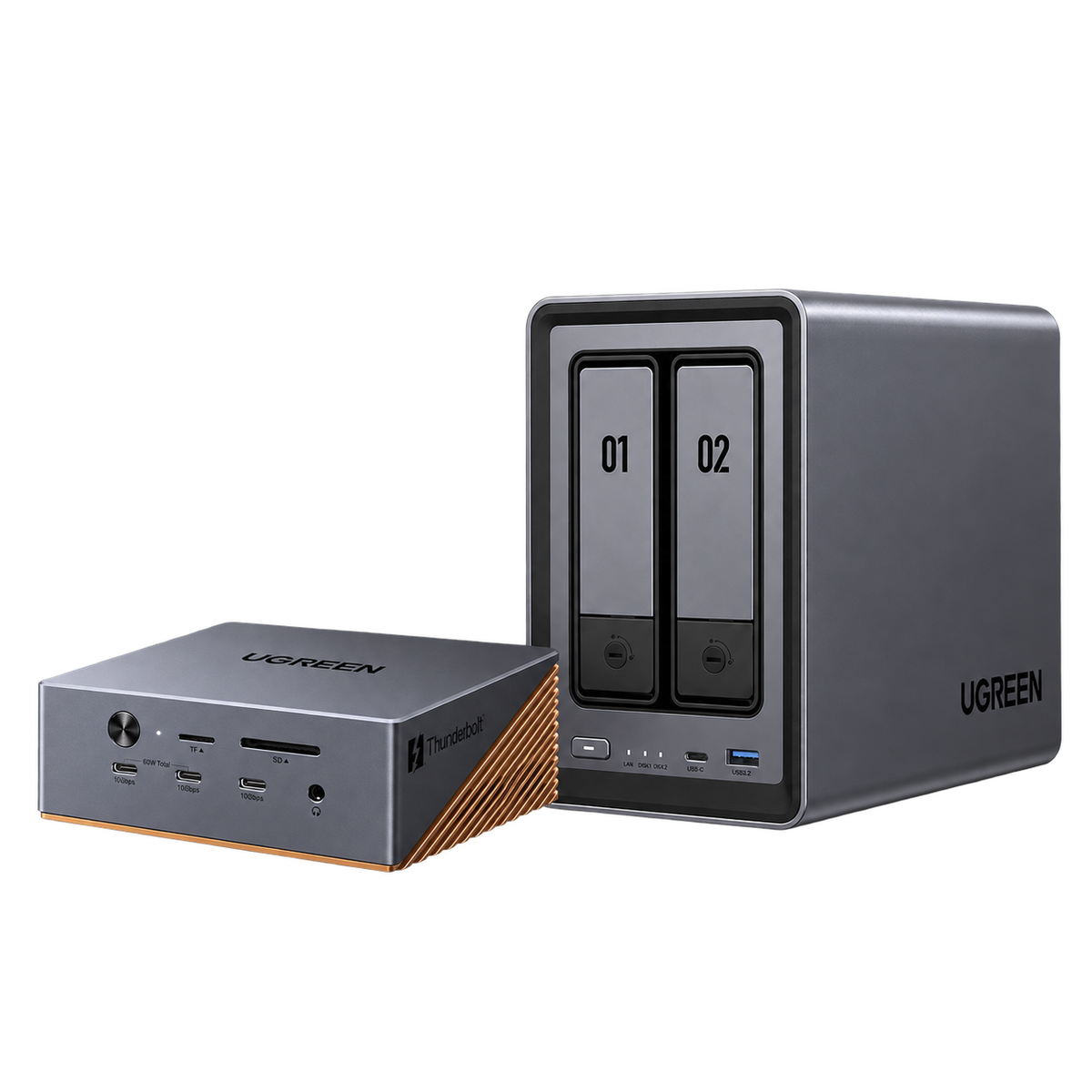 NASync DXP2800 + Docking Station Bundle