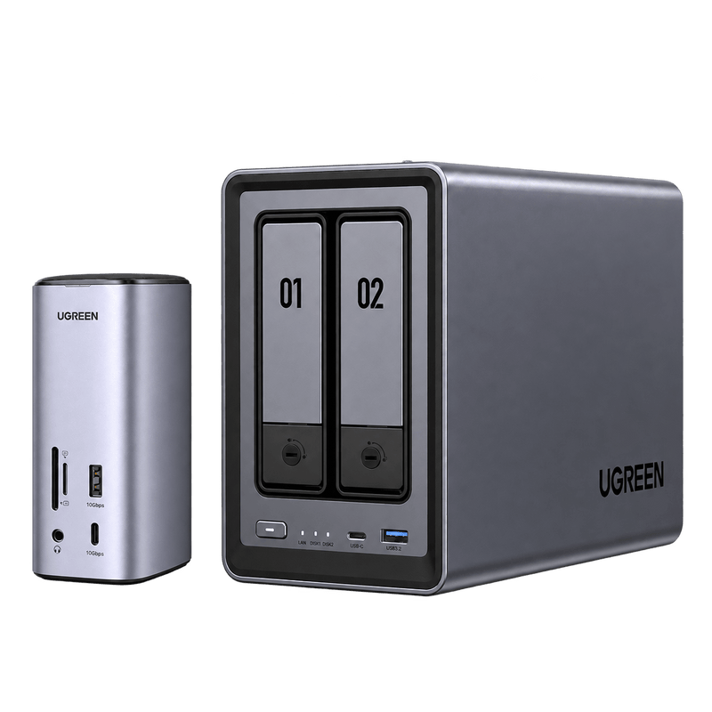 NASync DXP2800 + Docking Station Bundle