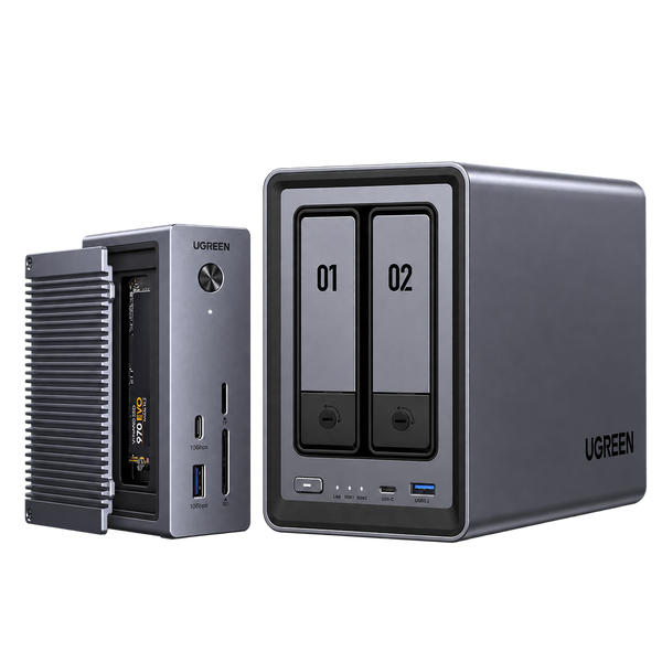 NASync DXP2800 + Docking Station Bundle