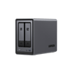 UGREEN NASync DXP2800 2-bay NAS front angled view.