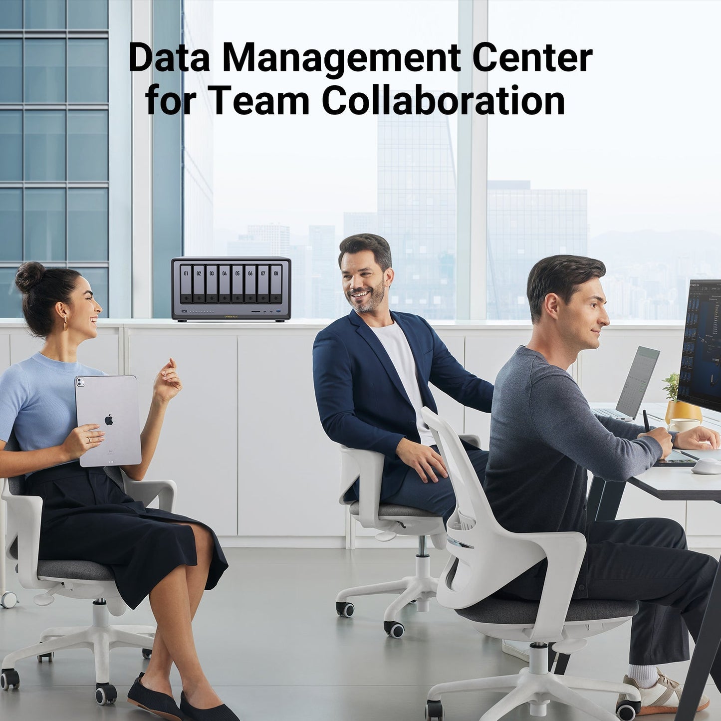 UGREEN 8 bay NAS Storage Data Management Center for Team Collaboration