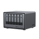 UGREEN DXP6800 Ultra featuring six front-facing drive bays with status LEDs and ports, and a USB port on the side.