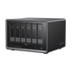 UGREEN iDX6011 64GB 6-bay AI NAS front and side view