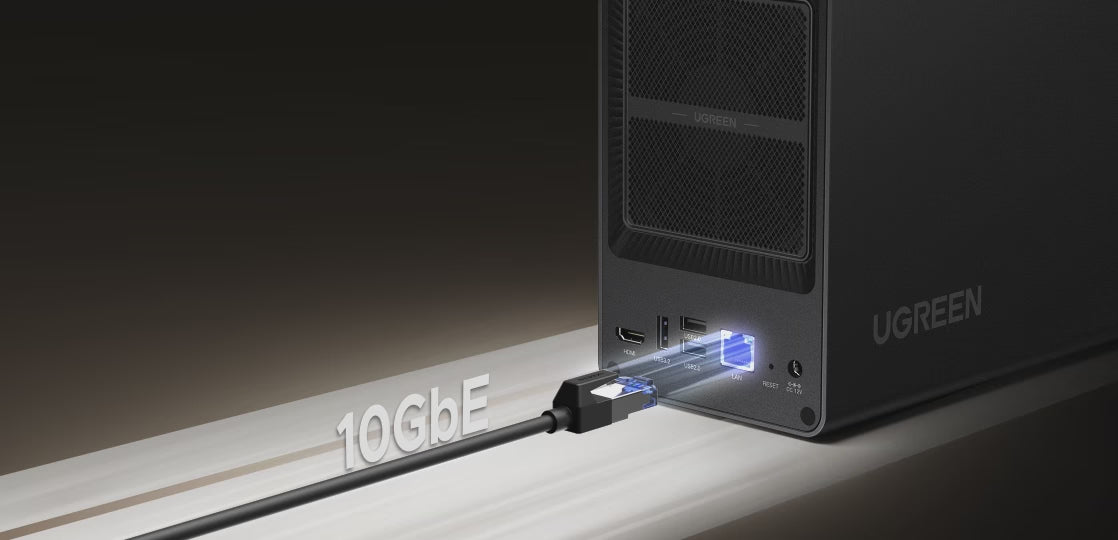 UGREEN DXP2800 GT 2-Bay 10GbE NAS | Ryzen & U.2