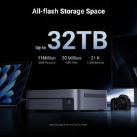 UGREEN NAS storage DXP480T Plus with All-Flash, 32TB Massive Data Storage, and equiped with 12th Gen 10-core Intel® Core™ Processor